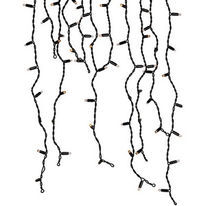 Изображение товара Гирлянда светодиодная Бахрома 2x0,7 м желтая ЭРА ERAPS-BZ1