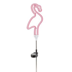 Изображение товара Газонная световая фигура светодиодная на солнечных батареях ЭРА Фламинго ERASF012-30