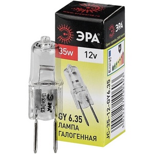 Изображение товара Лампочка галогеновая GY6.35 35W ЭРА GY6.35-JC-35W-12V