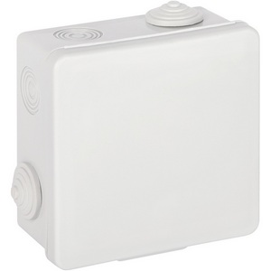 Изображение товара Коробка разветвительная открытой установки (серый) IP54 ЭРА KOR-100-100-50-8g