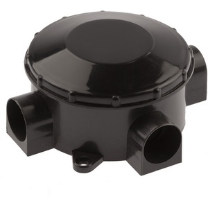 Изображение товара Коробка разветвительная открытой установки (черный) IP42 ЭРА KOR-70-35-3-b