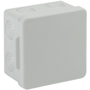 Изображение товара Коробка разветвительная открытой установки (серый) IP54 ЭРА KOR-80-80-50-7