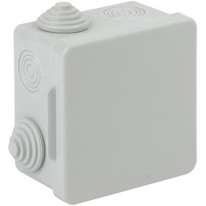 Изображение товара Коробка разветвительная открытой установки (серый) IP54 ЭРА KOR-80-80-50-7g