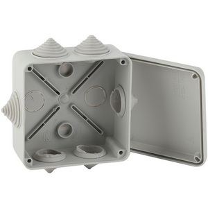 Изображение товара Коробка разветвительная открытой установки (серый) IP55 ЭРА KORv-100-100-50-6g