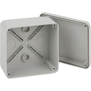 Изображение товара Коробка разветвительная открытой установки (серая) IP55 ЭРА KORvp-100-100-50