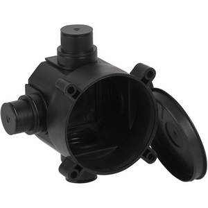 Изображение товара Коробка монтажная 4 входа (черный) IP44 ЭРА KUM-70-72