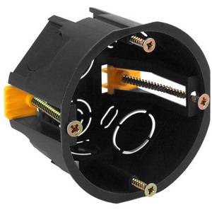 Изображение товара Коробка монтажная (черный) IP20 ЭРА KUP-68-45-black