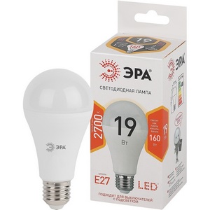 Изображение товара Лампочка светодиодная E27 19W ЭРА LED A65-19W-827-E27