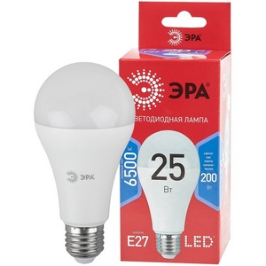 Изображение товара Лампочка светодиодная E27 25W ЭРА LED A65-25W-865-E27 R