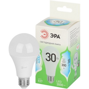 Изображение товара Лампочка светодиодная E27 30W ЭРА LED A65-30W-840-E27 GL