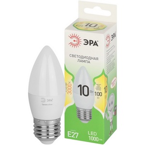 Изображение товара Лампочка светодиодная E27 10W ЭРА LED B35-10W-830-E27 GL
