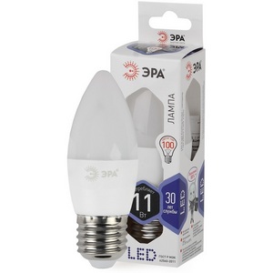Изображение товара Лампочка светодиодная E27 11W ЭРА LED B35-11W-860-E27
