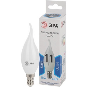 Изображение товара Лампочка светодиодная E14 11W ЭРА LED BXS-11W-840-E14
