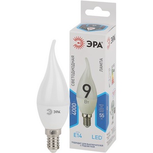 Изображение товара Лампочка светодиодная E14 9W ЭРА LED BXS-9W-840-E14