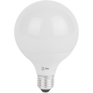 Изображение товара Лампочка светодиодная E27 15W ЭРА LED G95-15W-4000K-E27