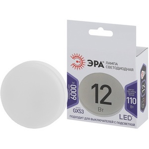 Изображение товара Лампочка светодиодная GX53 12W ЭРА LED GX-12W-860-GX53