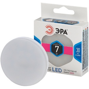 Изображение товара Лампочка светодиодная GX53 7W ЭРА LED GX-7W-840-GX53