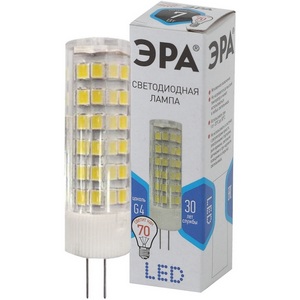 Изображение товара Лампочка светодиодная G4 7W ЭРА LED JC-7W-220V-CER-840-G4