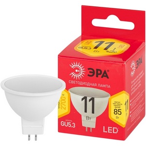 Изображение товара Лампочка светодиодная GU5.3 11W ЭРА LED MR16-11W-827-GU5.3 R