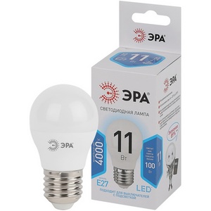 Изображение товара Лампочка светодиодная E27 11W ЭРА LED P45-11W-840-E27