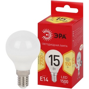Изображение товара Лампочка светодиодная E14 15Вт ЭРА LED P45-15W-827-E14 R LED P45-15W-827-E14 R