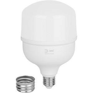 Изображение товара Лампочка светодиодная E27 с переходником на E40 80W ЭРА LED POWER T120-80W-840-E27 с переходником на E40/E40 GL