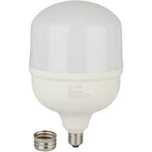 Изображение товара Лампочка светодиодная E27 переходник на E40 100 Вт ЭРА LED POWER 100W-4000-E27/E40 LED POWER T160-100W-4000-E27/E40