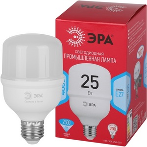 Изображение товара Лампочка светодиодная E27 25W ЭРА LED POWER T70-25W-4000-E27 R