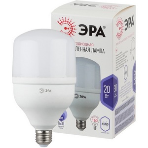 Изображение товара Лампочка светодиодная E27 20W ЭРА LED POWER T80-20W-6500-E27