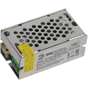 Изображение товара Блок питания 12V светодиодной ленты 15W ЭРА LP-LED-15W-IP20-12V-S