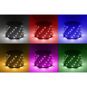 Изображение товара Светодиодная лента 12V 5м RGBW ЭРА LS5050-14,4-60-12-RGB+W(6500)-IP20-1 year-5m