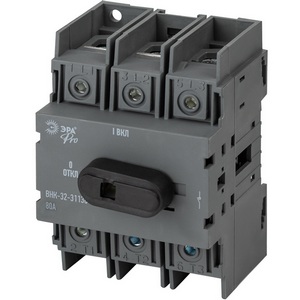 Изображение товара Выключатель-разъединитель 80А с фронтальной рукояткой управления ЭРА mvr20-3-080E