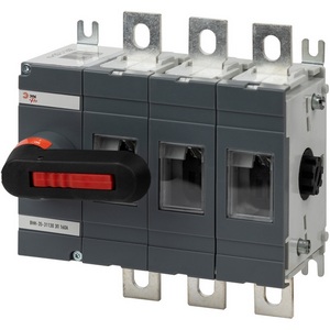 Изображение товара Выключатель-разъединитель 160А с фронтальной рукояткой управления ЭРА mvr20-3-160E