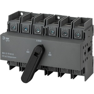 Изображение товара Выключатель-разъединитель 63А на 2 направления с фронтальной рукояткой управления ЭРА mvr30-3-063E