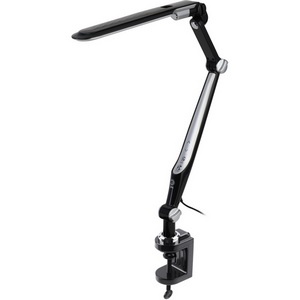 Изображение товара Офисная настольная лампа led на струбцине с регулировкой цветовой температуры и яркости ЭРА NLED-496-12W-BK