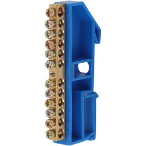 Изображение товара Шина нулевая на DIN-изоляторе 12 выводов (синий) ЭРА NO-222-47