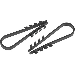 Изображение товара Дюбель-хомут для круглого кабеля (5-10 мм) черный 100 шт. ЭРА NO-224-225