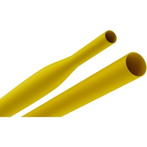 Изображение товара Трубка термоусадочная 10/5 1м 25 шт. (желтый) ЭРА NO-224-442