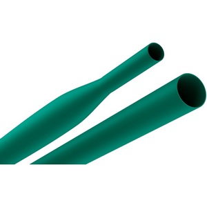 Изображение товара Трубка термоусадочная 30/15 1м 10 шт. (зеленый) ЭРА NO-224-492