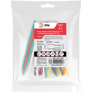 Изображение товара Трубка термоусадочная 2/1 100 мм ЭРА NO-224-523