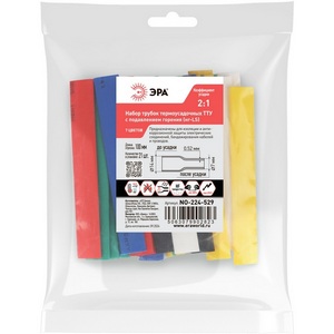 Изображение товара Трубка термоусадочная 14/7 100 мм ЭРА NO-224-529