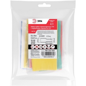 Изображение товара Трубка термоусадочная 30/15 100 мм ЭРА NO-224-533