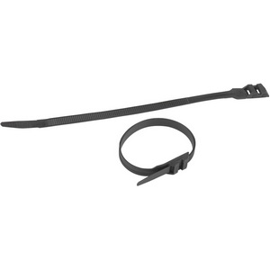 Изображение товара Хомут для СИП с горизонтальным замком 9,0 х 360 мм черный 100 шт. ЭРА NO-224-594
