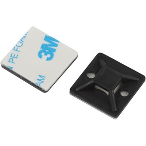 Изображение товара Площадка для хомутов самоклеящаяся 30х30 мм 50 шт. (черный) ЭРА NO-225-304