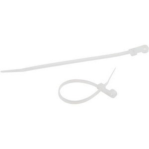 Изображение товара Хомут под винт 3,6х100мм белый 100 шт. ЭРА NO-225-315