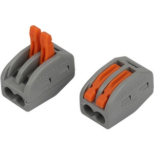 Изображение товара Клемма универсальная с рычагами 2-проводная 0,08-2,5/4 мм2 (упаковка 100 шт.) ЭРА NO-225-345