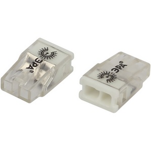 Изображение товара Клемма быстрозажимная компактная 2-проводная 0,2-2,5 мм2 (упаковка 50 шт.) ЭРА NO-225-357