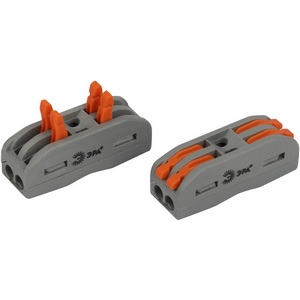 Изображение товара Клемма проходная рычажковая 20 шт. ЭРА NO-225-394