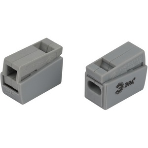 Изображение товара Клемма быстрозажимная для светильников 2 полюса 0,5-2,5мм2 (упаковка 50 шт.) ЭРА NO-225-411