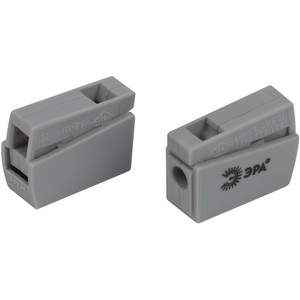 Изображение товара Клемма быстрозажимная для светильников 1 полюс 0,5-2,5мм2 (упаковка 3 шт.) ЭРА NO-225-461